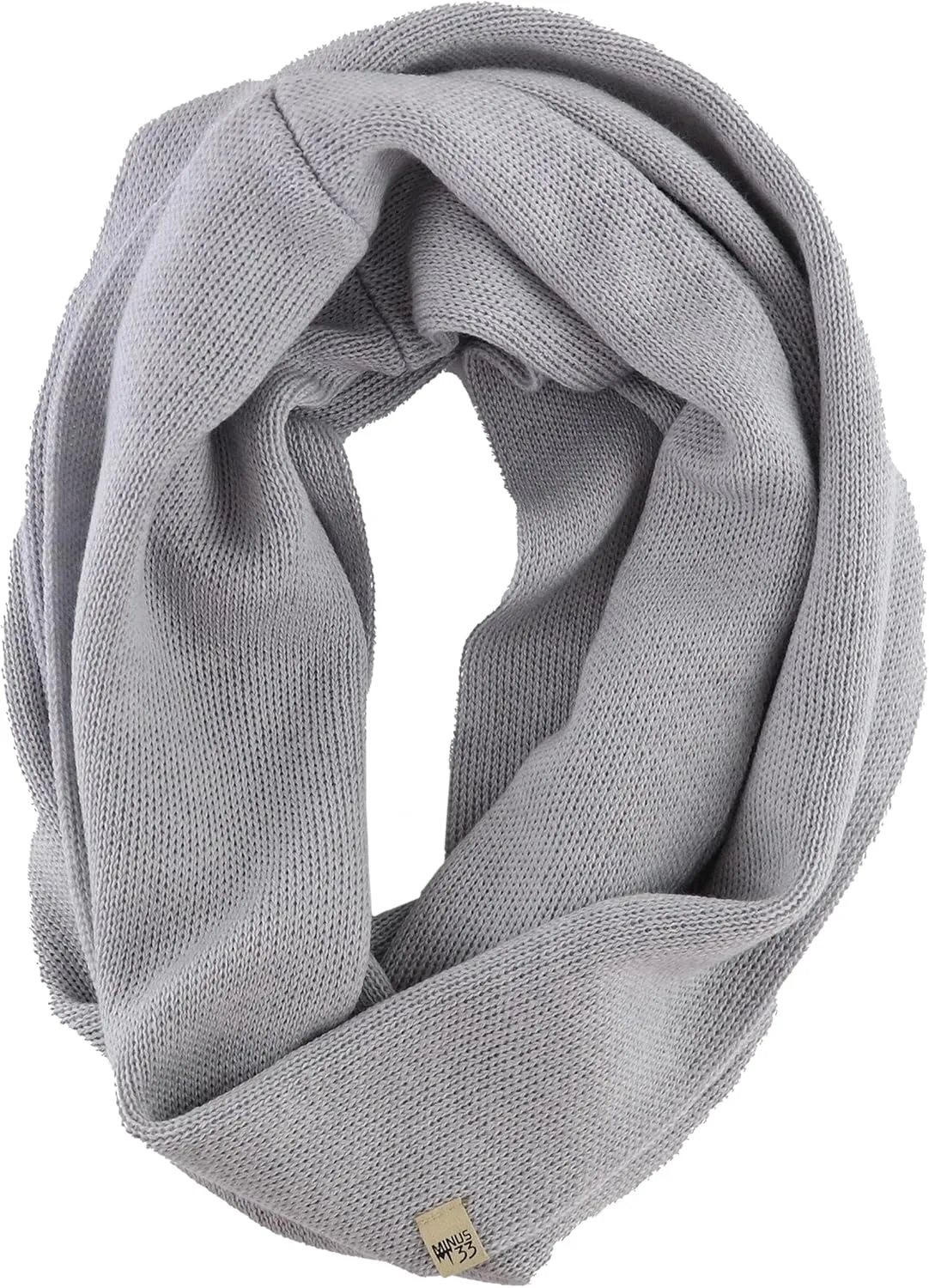 100% Merino Wool Everyday Knit Infinity Scarf - Winter Loop Scarf - Midweight Scarves for Women and Men