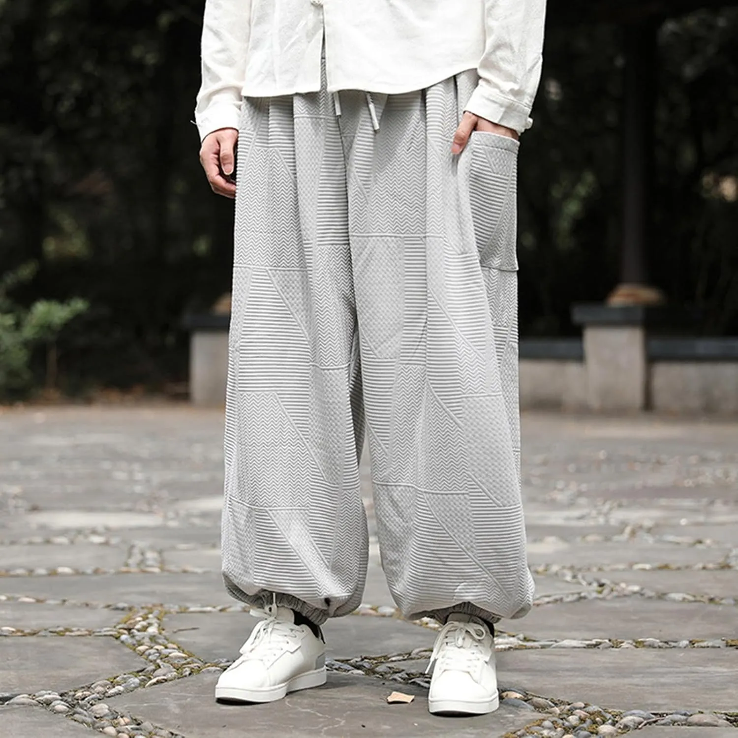 2023 Men's Baggy Sweatpants Plus Size Lightweight Joggers Stylish Hiking Pants Track Running Workout Trousers Soft Sweatpant