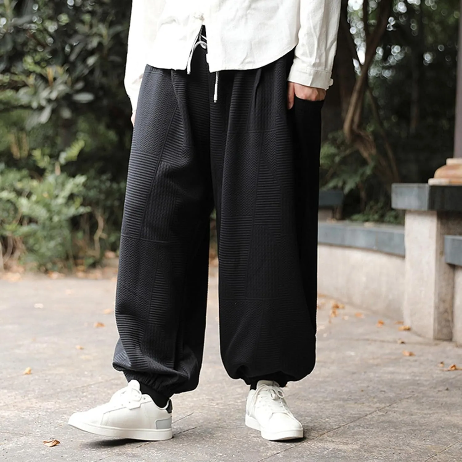 2023 Men's Baggy Sweatpants Plus Size Lightweight Joggers Stylish Hiking Pants Track Running Workout Trousers Soft Sweatpant