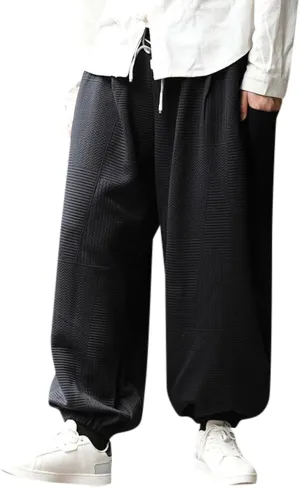 2023 Men's Baggy Sweatpants Plus Size Lightweight Joggers Stylish Hiking Pants Track Running Workout Trousers Soft Sweatpant