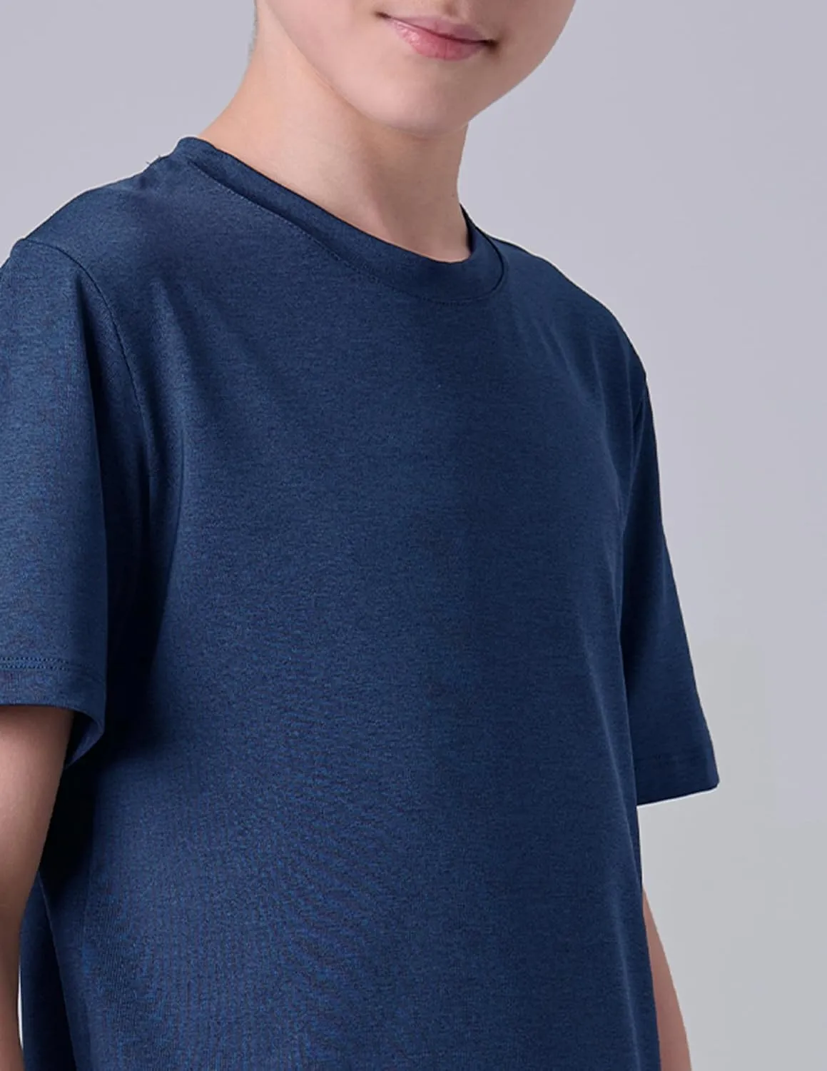 5 Pack Boys Athletic Shirts, Youth Activewear Dry Fit Tshirts for Kids, Short Sleeve Tees, Bulk Athletic Performance Clothing