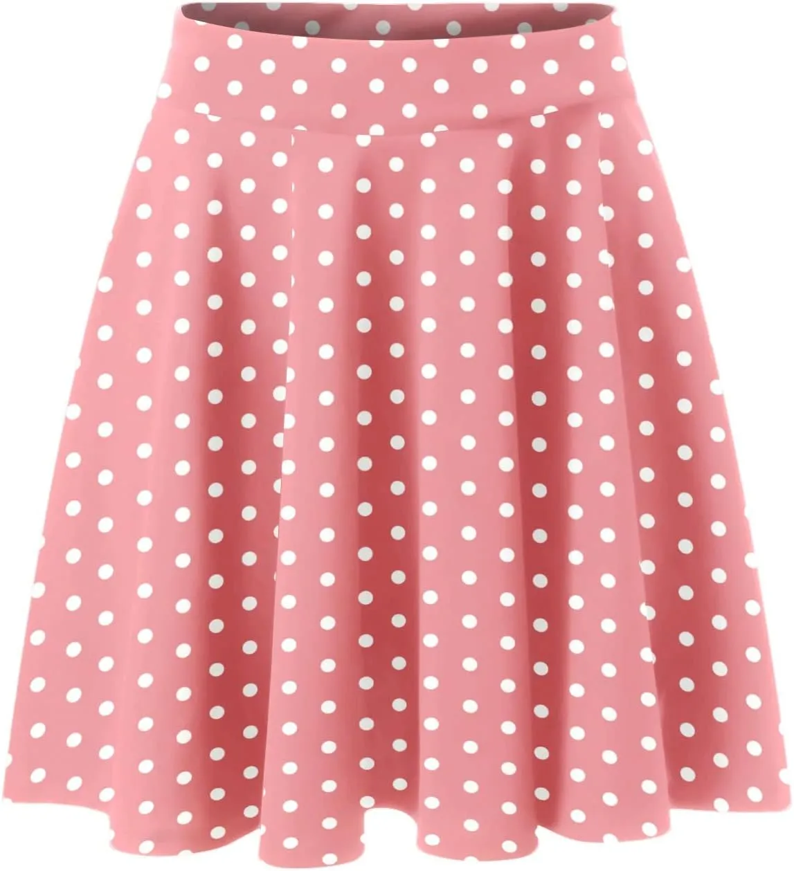 Beach Skirt for Summer Vacation Color Block Casual High Elastic Waist Pleated Knee Length Maxi Skirts for Women