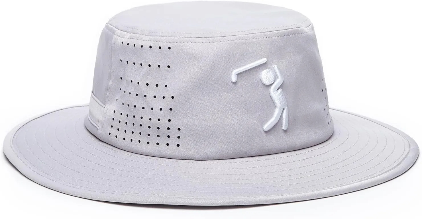 Bogey Bros Bogeyman Golf Bucket Hat – Lightweight, Packable Sun Hat for Golfers – All-Day UV Protection & Comfort