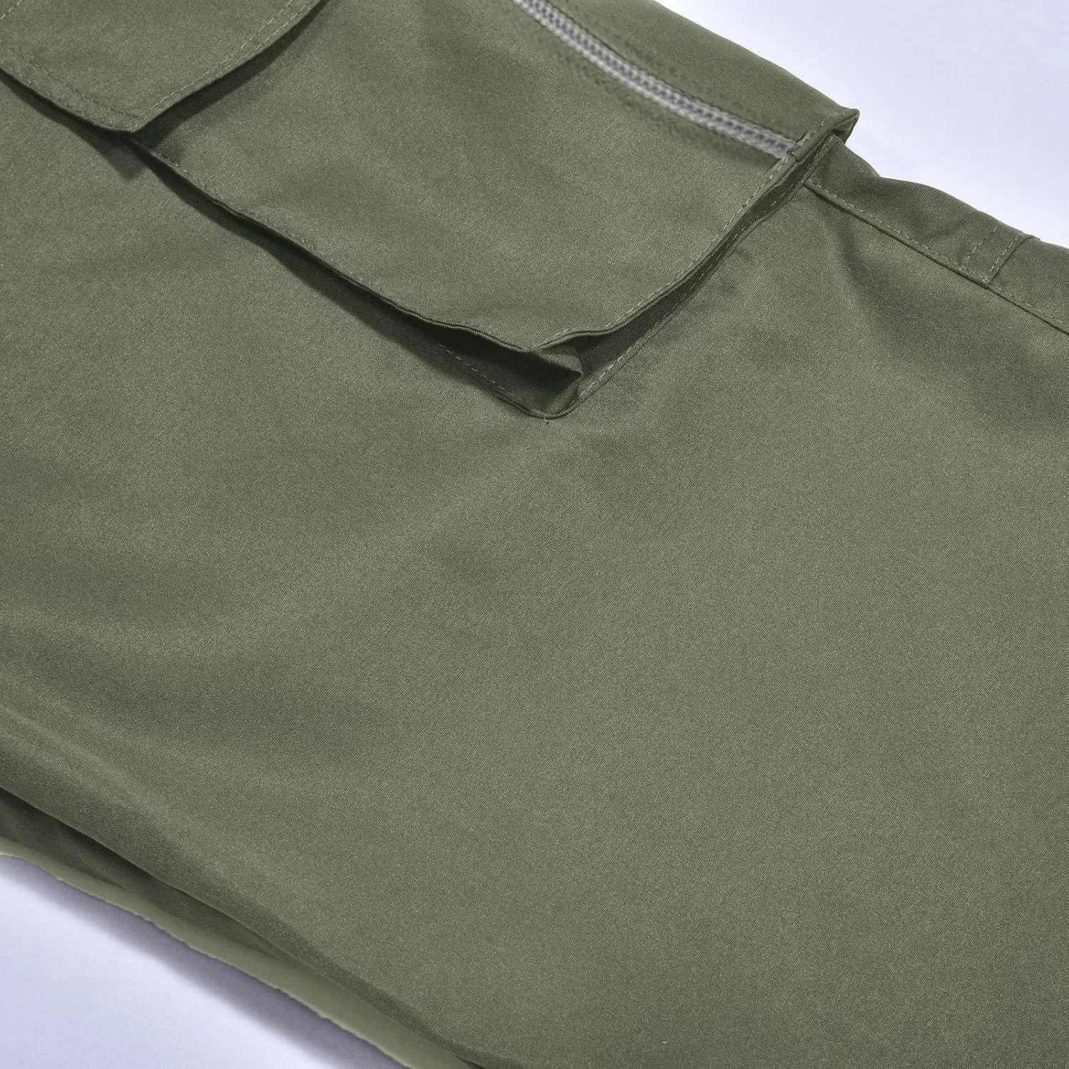 Cargo Pants Waist Color Sports Hat Multi Woven Pocket Foot Rope Solid Hiking Outdoor Track Jogging Sweatpants Pants