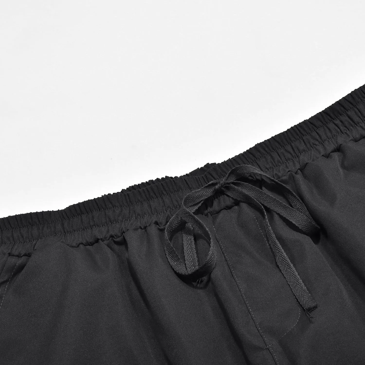 Cargo Pants Waist Color Sports Hat Multi Woven Pocket Foot Rope Solid Hiking Outdoor Track Jogging Sweatpants Pants