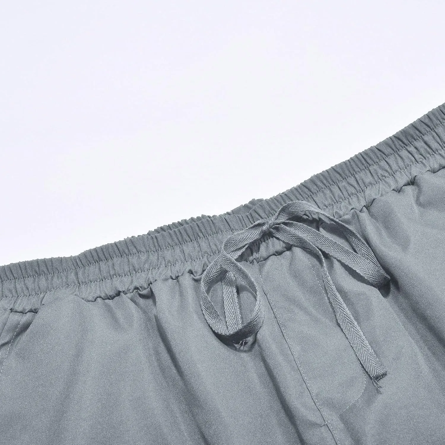 Cargo Pants Waist Color Sports Hat Multi Woven Pocket Foot Rope Solid Hiking Outdoor Track Jogging Sweatpants Pants
