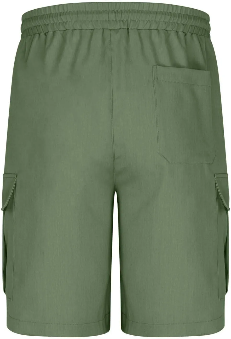Cargo Shorts for Men Stretch Waist Casual Lightweight Relaxed Fit Hiking Outdoor Drawstring Work Shorts Multi Pockets