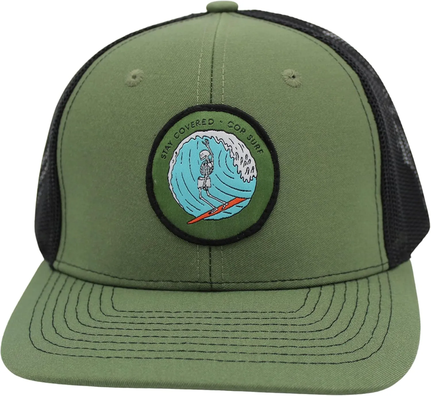 COR Surf Trucker Hat | 6 Panel Mesh Adjustable Baseball Cap