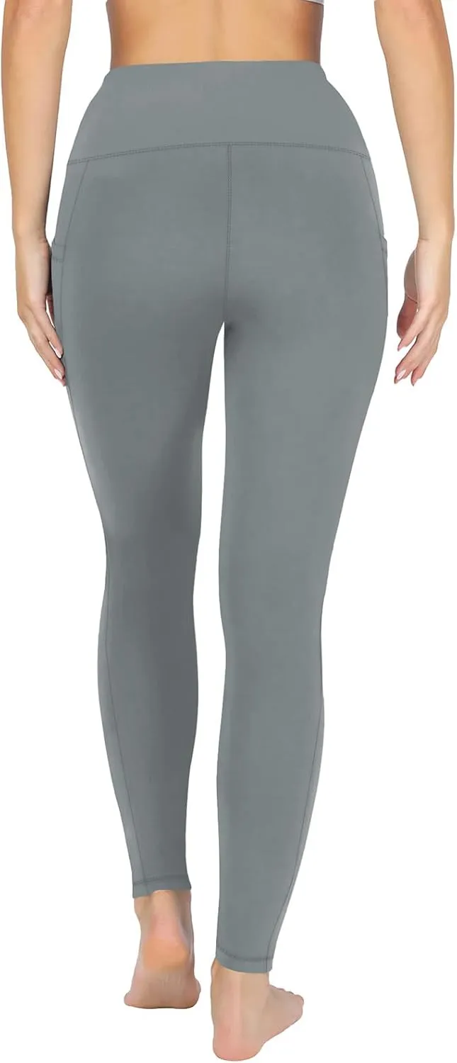 DASAYO Yoga Pants with Pockets for Women High Waist Tummy Control Activewear Leggings Stretchy Fitness Workout Leggings
