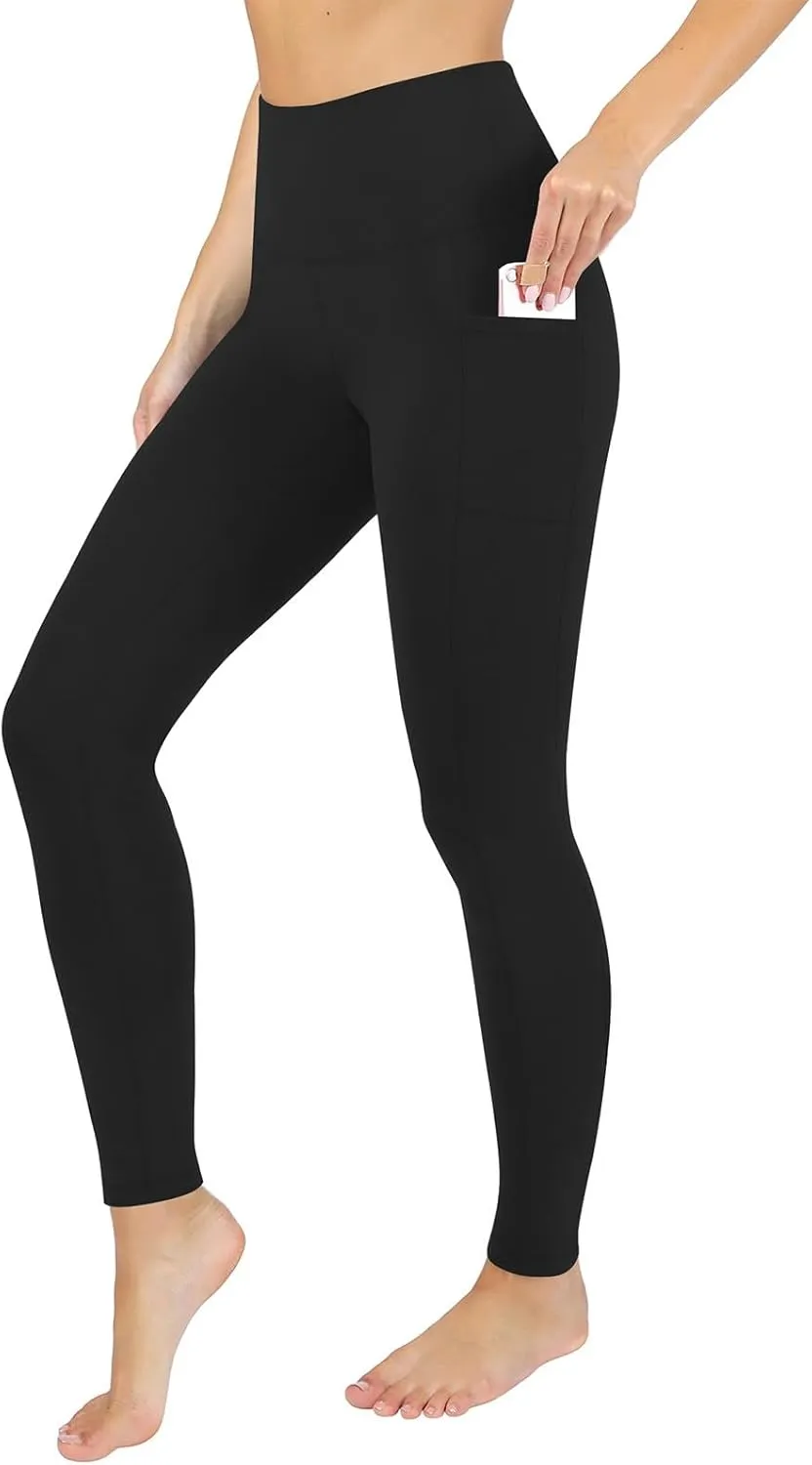 DASAYO Yoga Pants with Pockets for Women High Waist Tummy Control Activewear Leggings Stretchy Fitness Workout Leggings