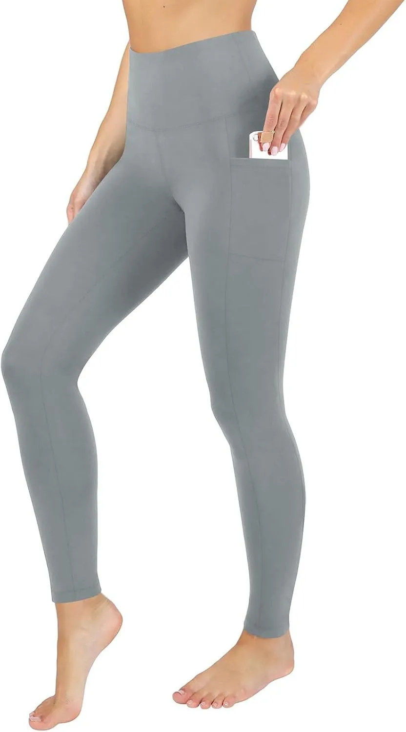 DASAYO Yoga Pants with Pockets for Women High Waist Tummy Control Activewear Leggings Stretchy Fitness Workout Leggings