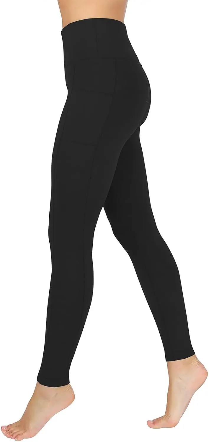 DASAYO Yoga Pants with Pockets for Women High Waist Tummy Control Activewear Leggings Stretchy Fitness Workout Leggings