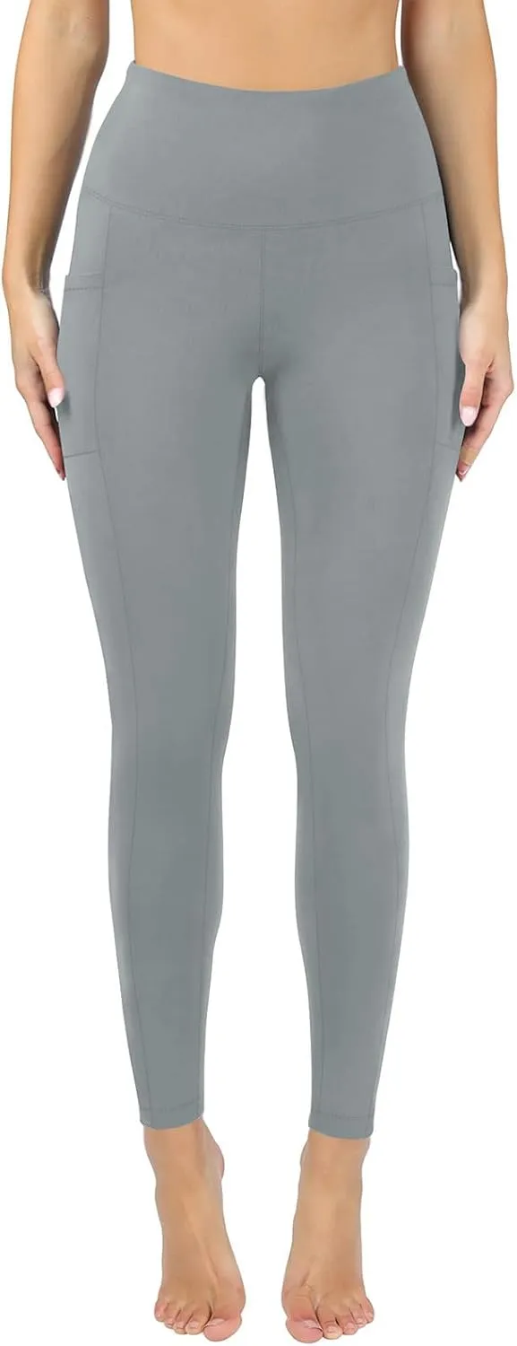 DASAYO Yoga Pants with Pockets for Women High Waist Tummy Control Activewear Leggings Stretchy Fitness Workout Leggings