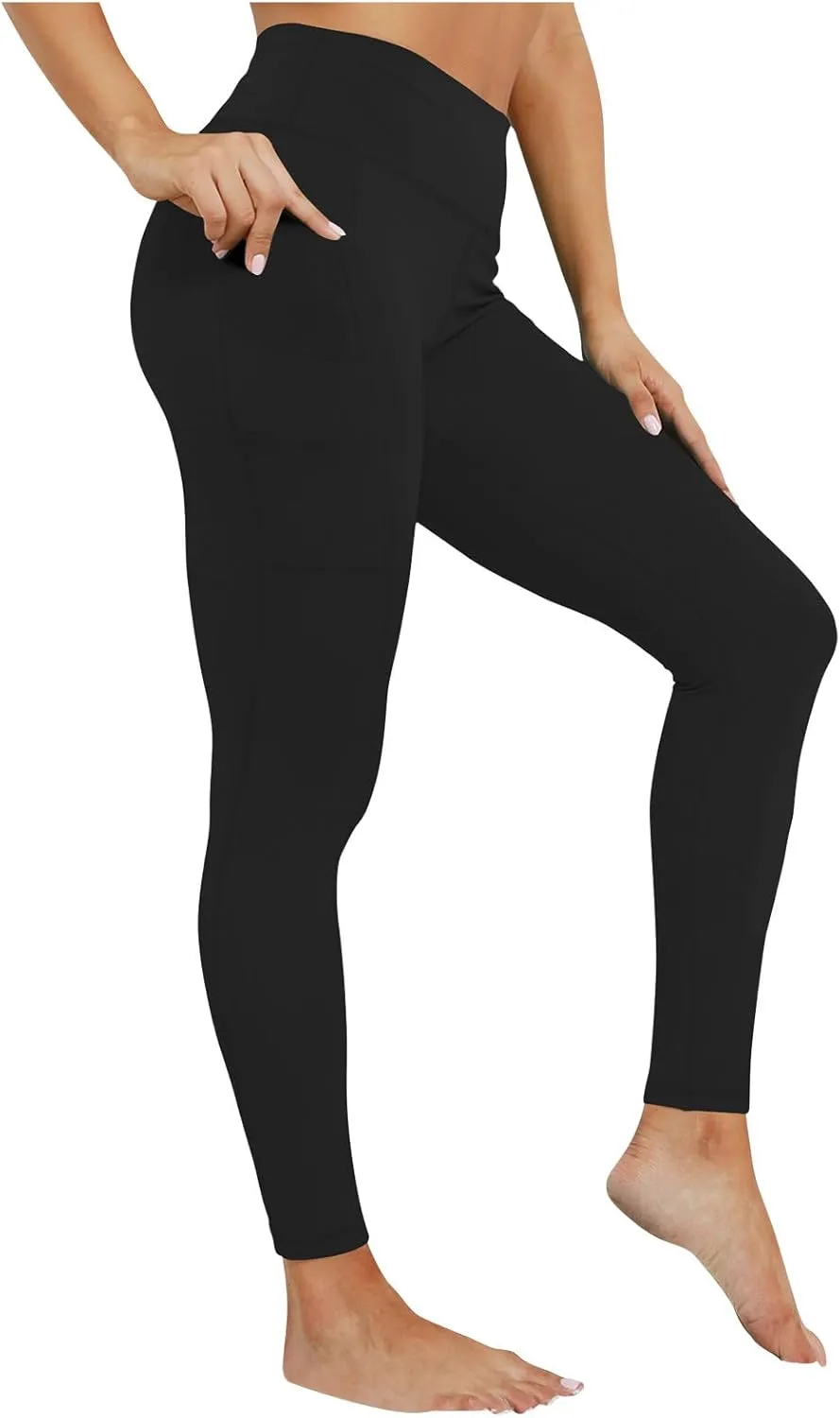 DASAYO Yoga Pants with Pockets for Women High Waist Tummy Control Activewear Leggings Stretchy Fitness Workout Leggings