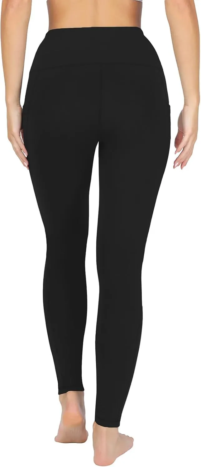 DASAYO Yoga Pants with Pockets for Women High Waist Tummy Control Activewear Leggings Stretchy Fitness Workout Leggings