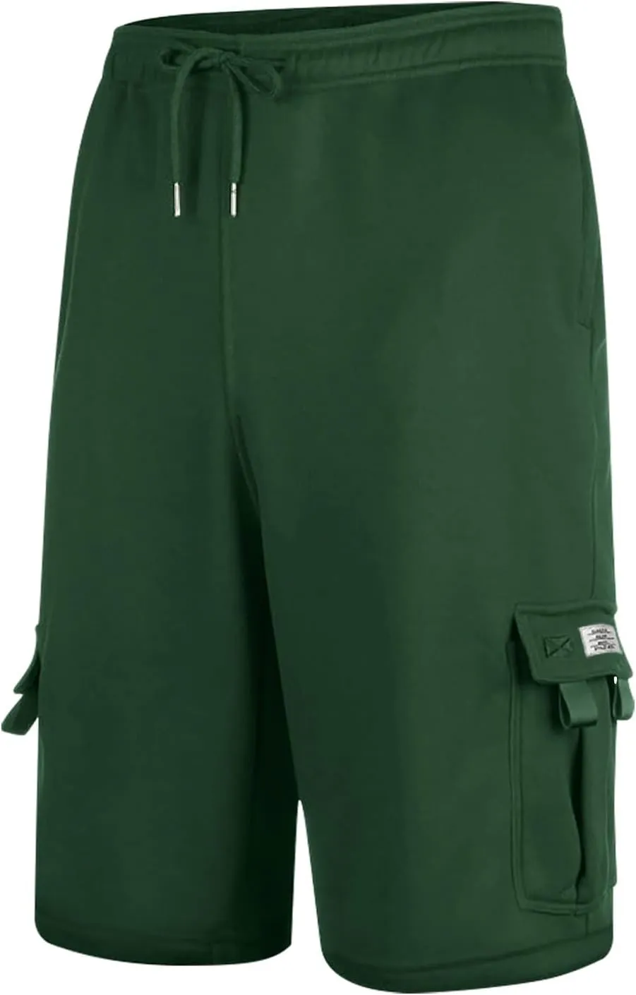 Dgoopd Cargo Shorts for Men Summer Sweat Shorts Drawstring Elastic Waist Shorts Casual Beach Shorts Athletic Gym Shorts 2025