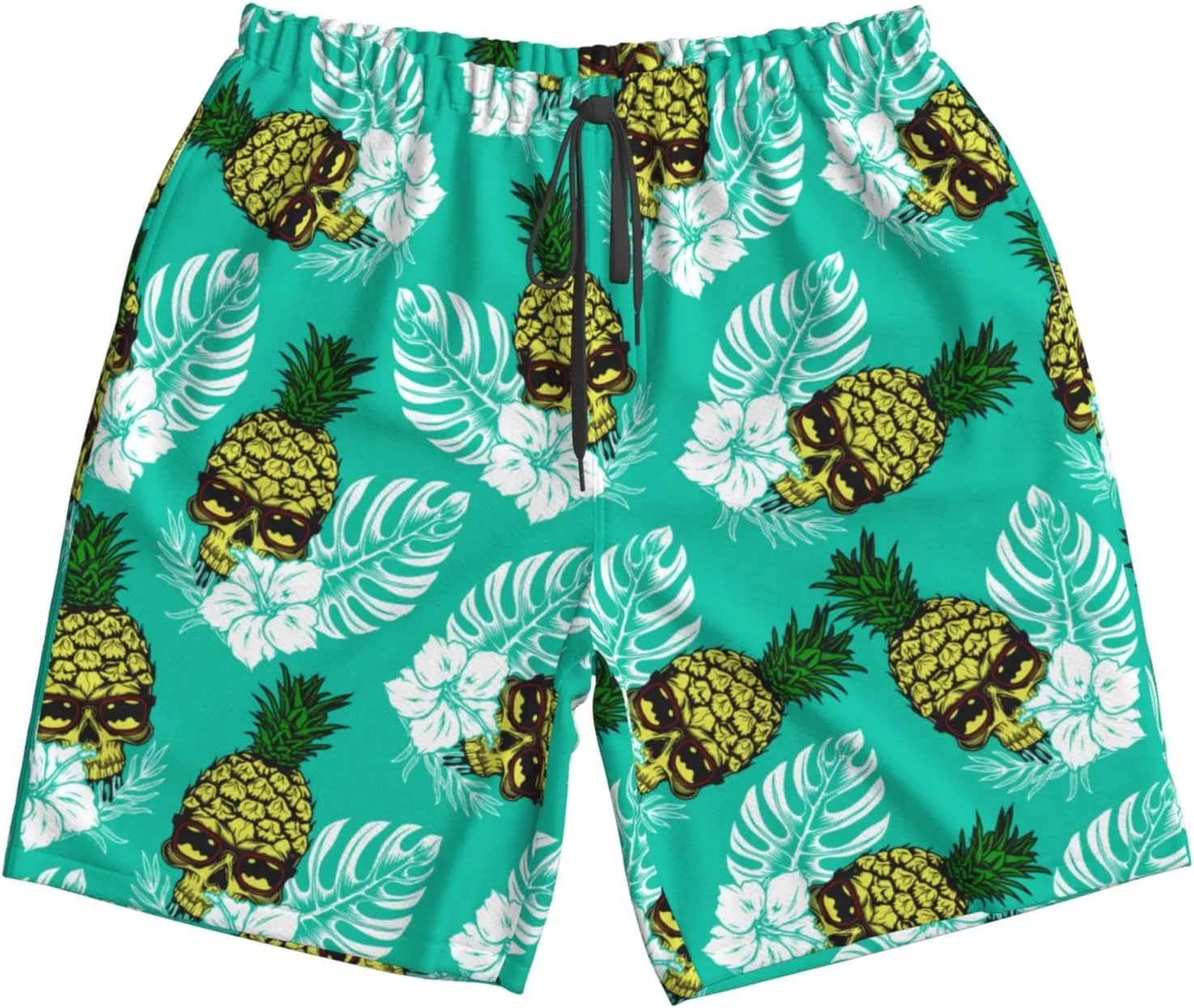 FREEHOTU Men's Swim Trunks Beach Board Shorts Quick Dry Swimwear Sports with Pockets