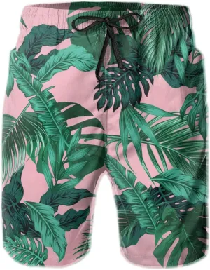 FREEHOTU Men's Swim Trunks Beach Board Shorts Quick Dry Swimwear Sports with Pockets