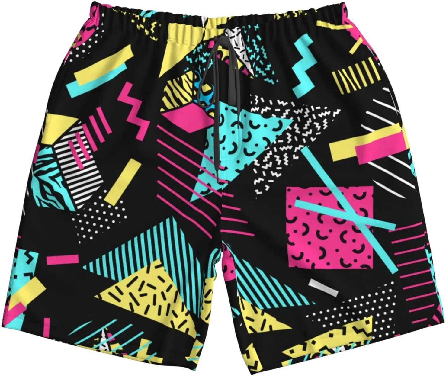 FREEHOTU Men's Swim Trunks Beach Board Shorts Quick Dry Swimwear Sports with Pockets
