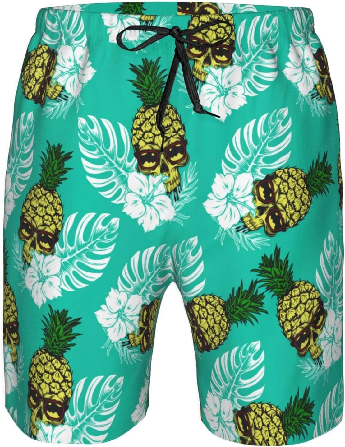 FREEHOTU Men's Swim Trunks Beach Board Shorts Quick Dry Swimwear Sports with Pockets
