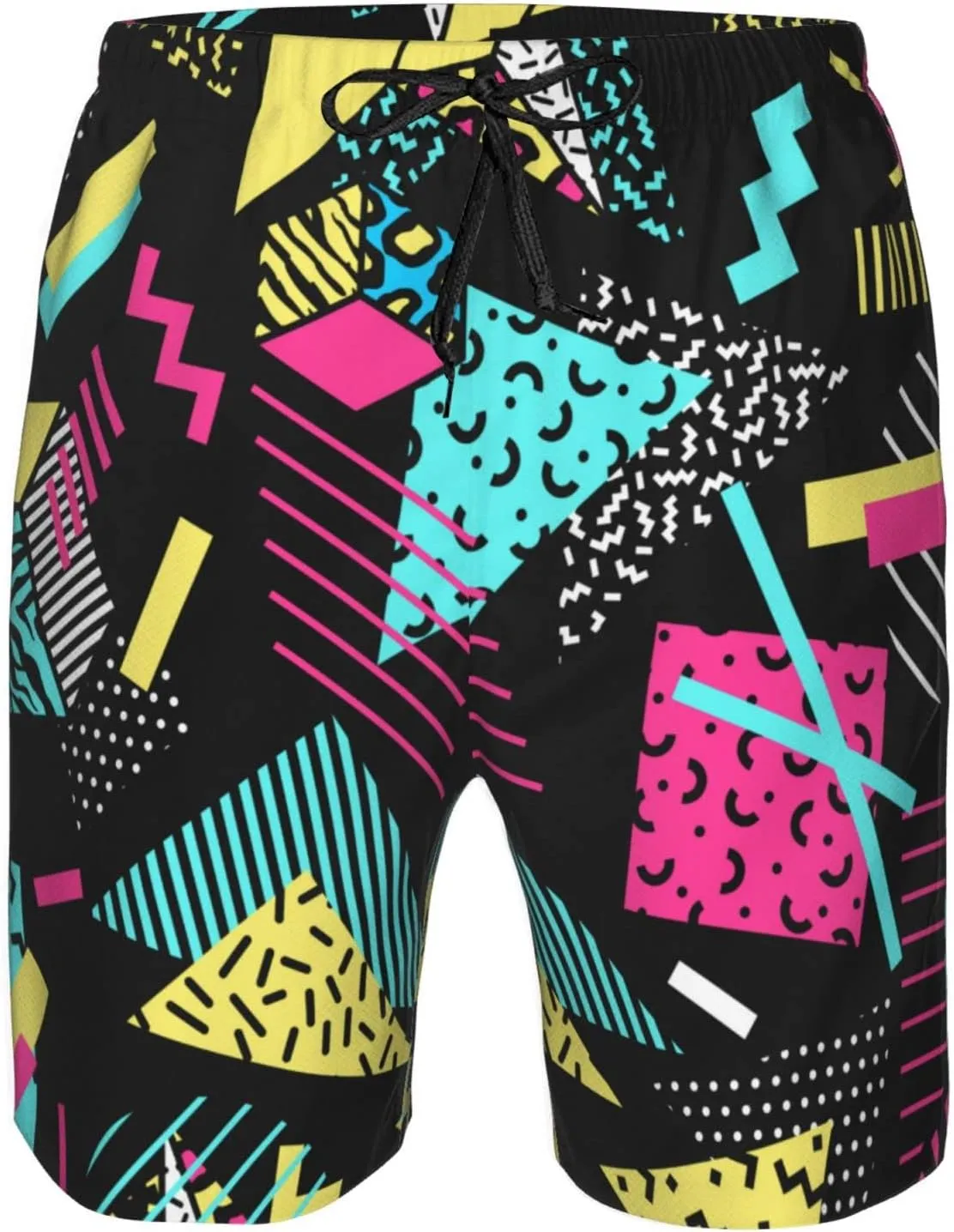 FREEHOTU Men's Swim Trunks Beach Board Shorts Quick Dry Swimwear Sports with Pockets