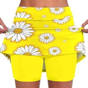 Golf Skirts for Women 18 inch Short Shorts for Women high Waisted Long Tennis Skirt Long Inseam