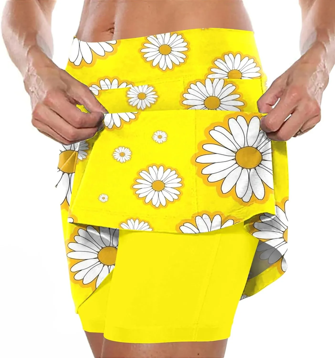 Golf Skirts for Women 18 inch Short Shorts for Women high Waisted Long Tennis Skirt Long Inseam