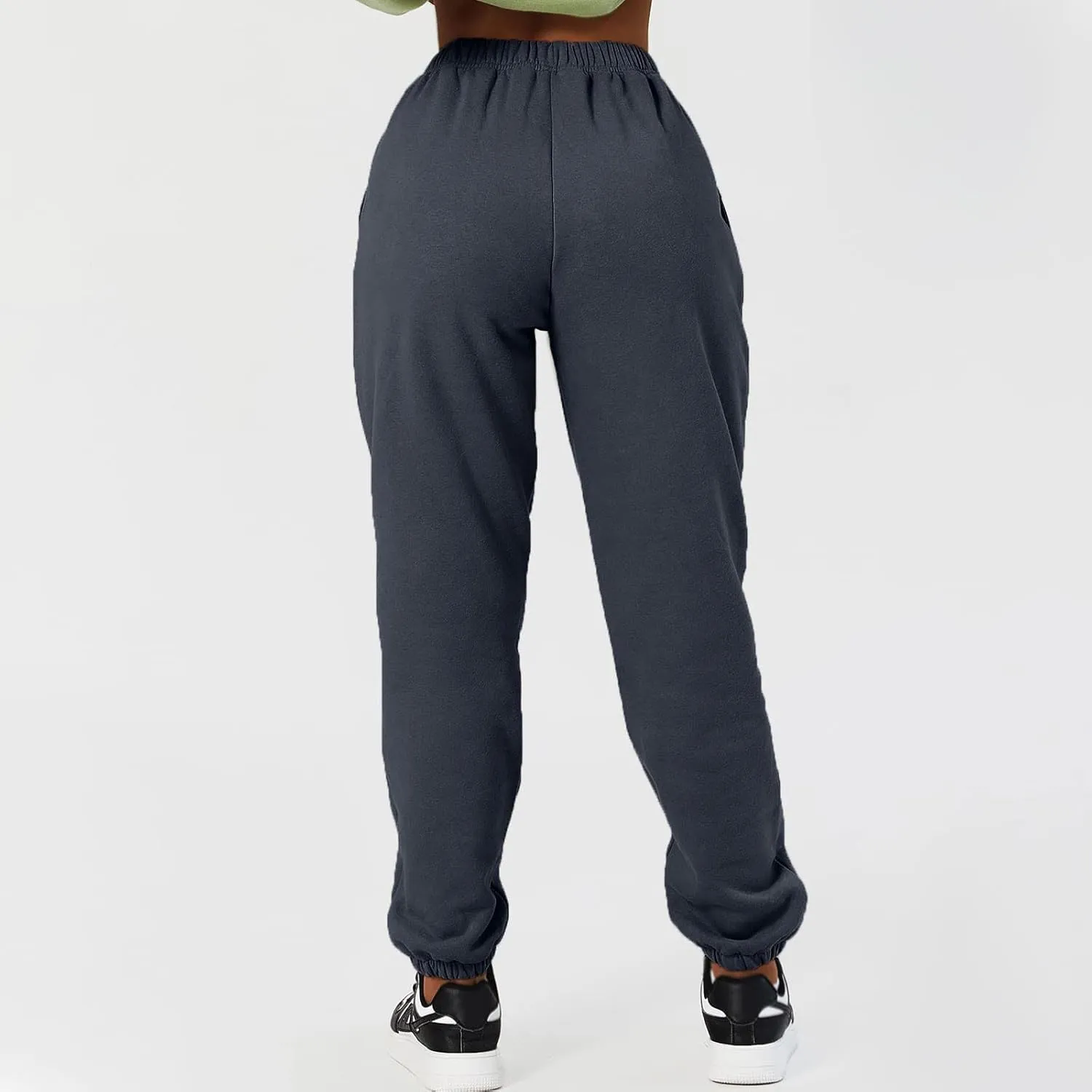 Gumipy Sweat Pants for Womens Plus Size Ultra-Soft Solid Joggers with Pockets Baggy Fleece Lined Lounge Pants Activewear