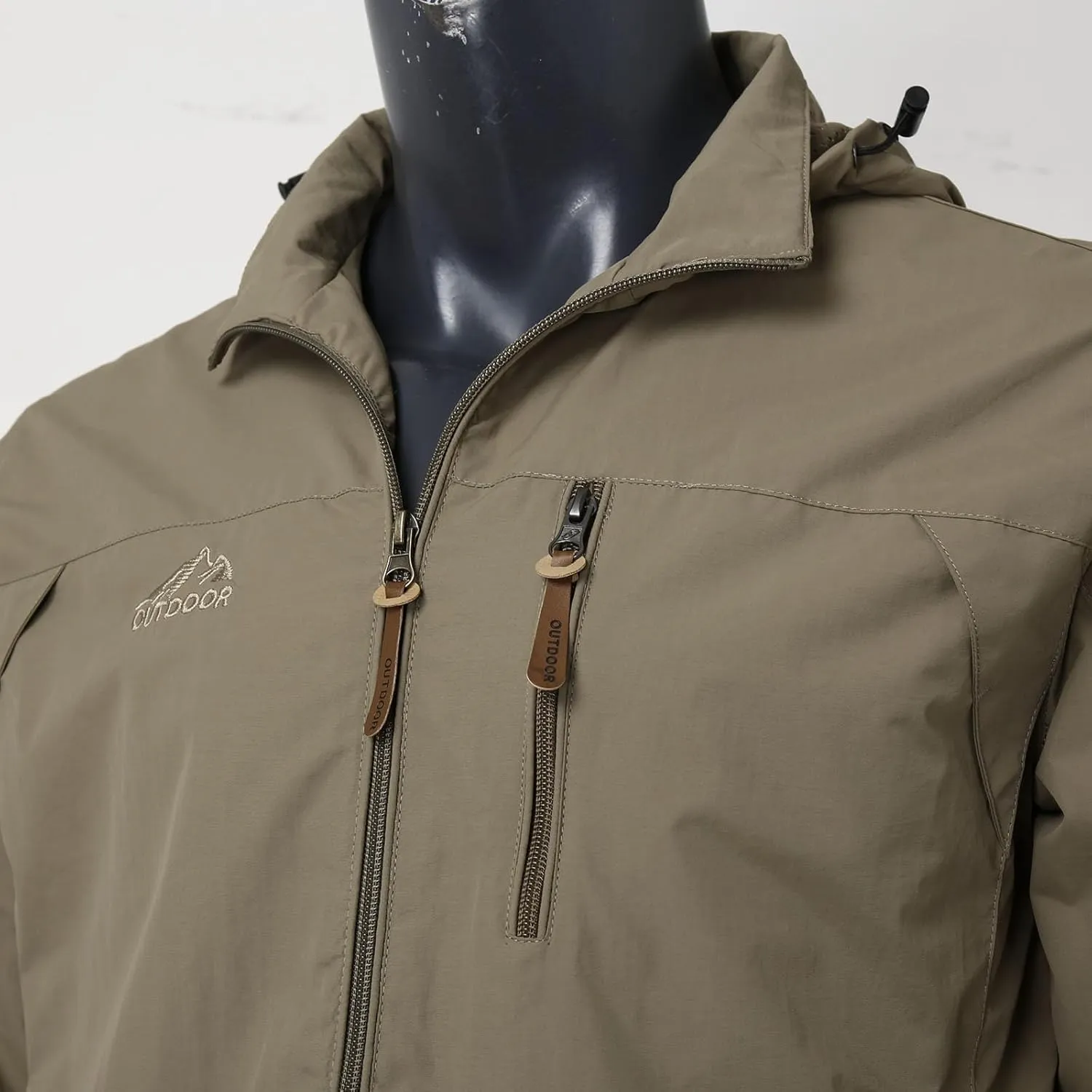 Jackets for Men, Men's Bomber Jacket Lightweight Jacket Full Zip Light Windbreaker Casual Stylish Golf Jackets Coats