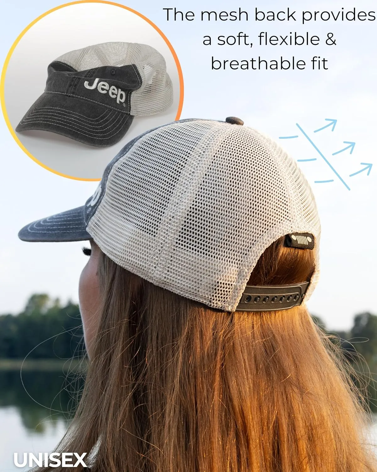 Jeep mens Trucker-style