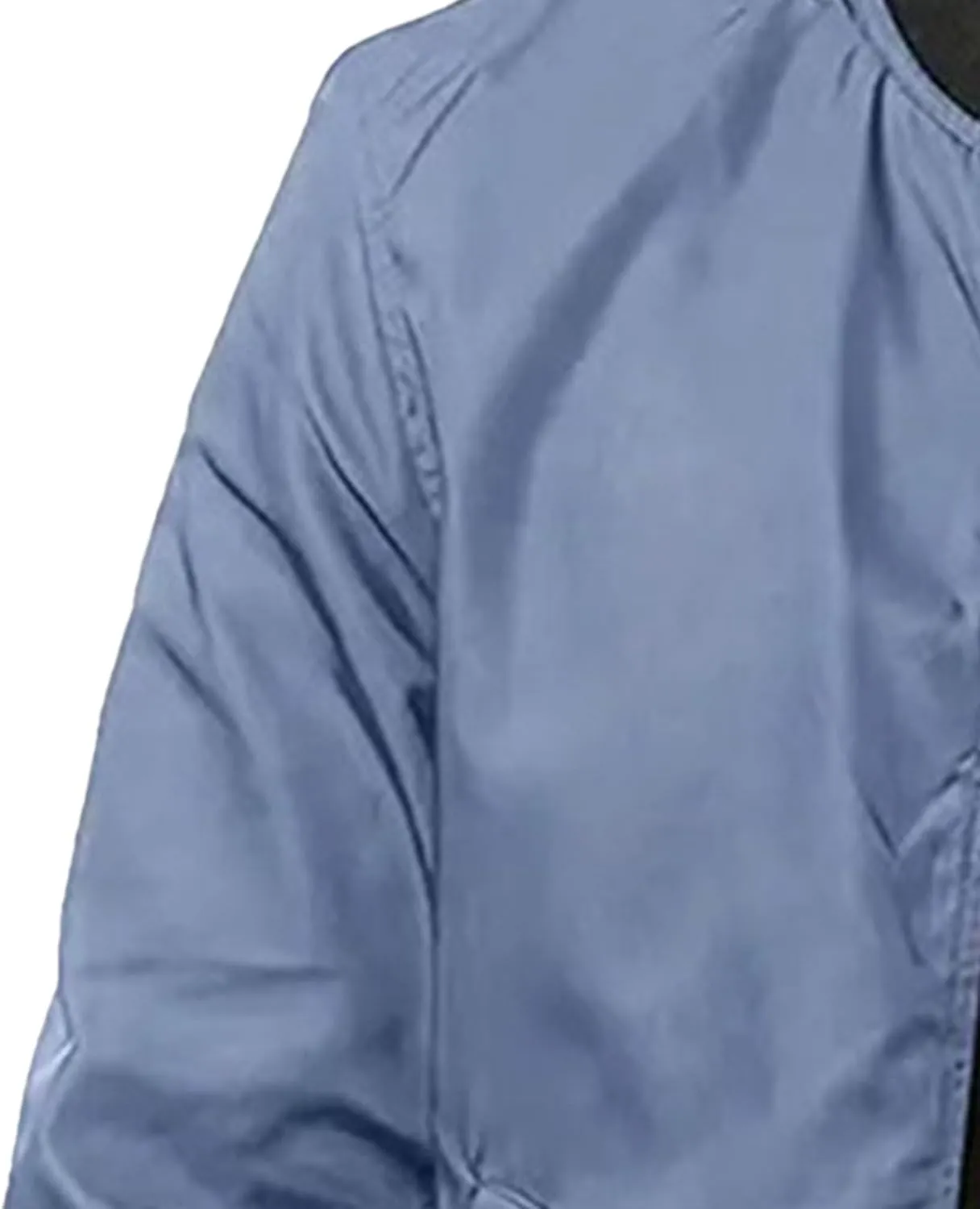 JEsilunmaMY Men's Zip Up Casual Bomber Jackets Stand Collar Lightweight Sportwear Winter Warm Padded Coats Windbreaker