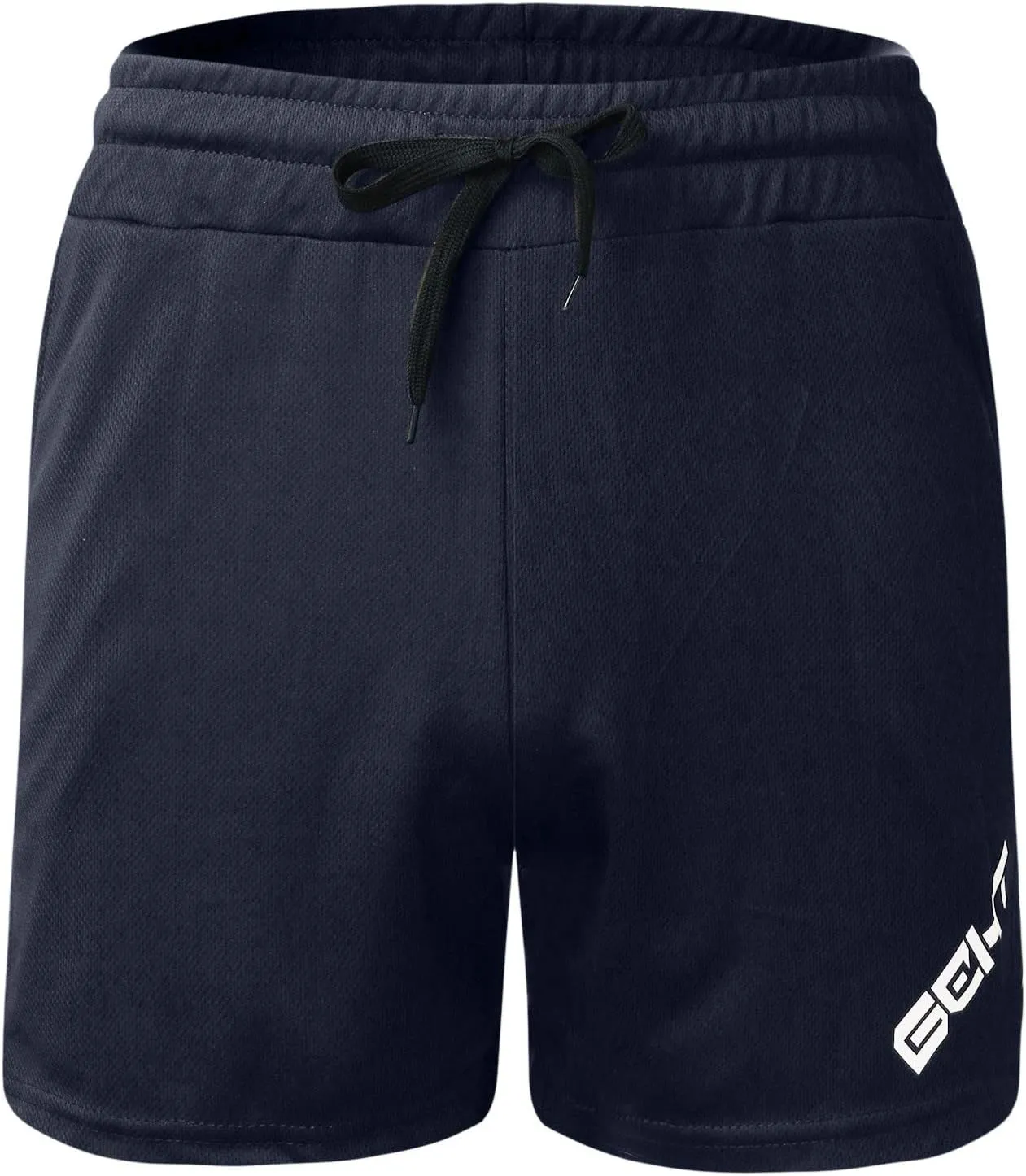 MALAIDOG Men's 3 Inch Sports Running Shorts Bodybuilding Quick Dry Drawstring Elastic Waistband Activewear Shorts with Pocket