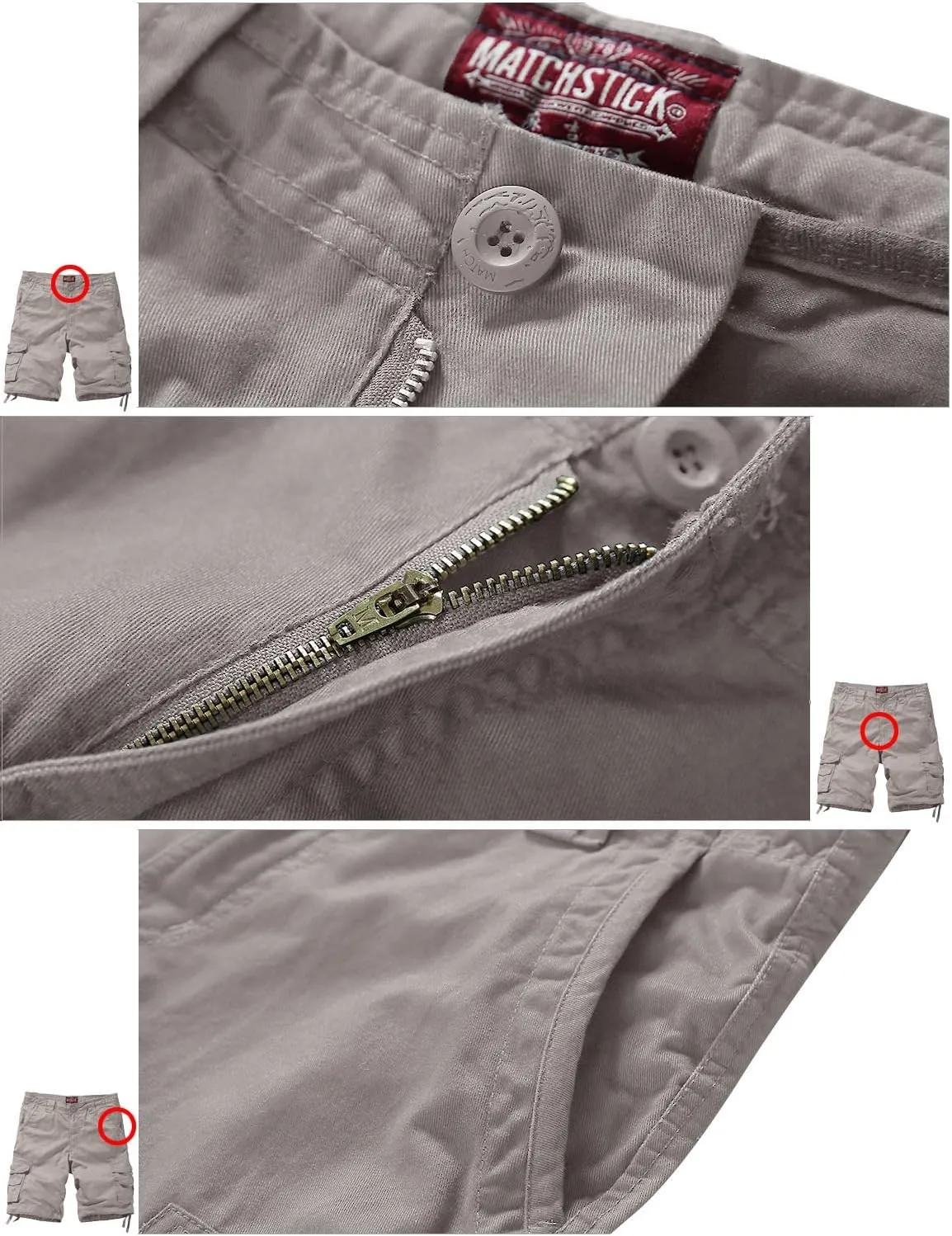 Match Men's Wild Cargo Shorts