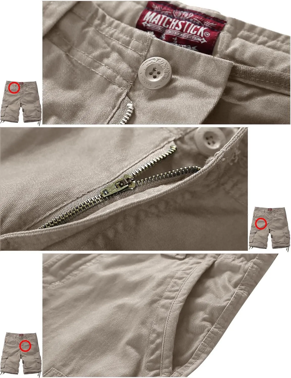 Match Men's Wild Cargo Shorts