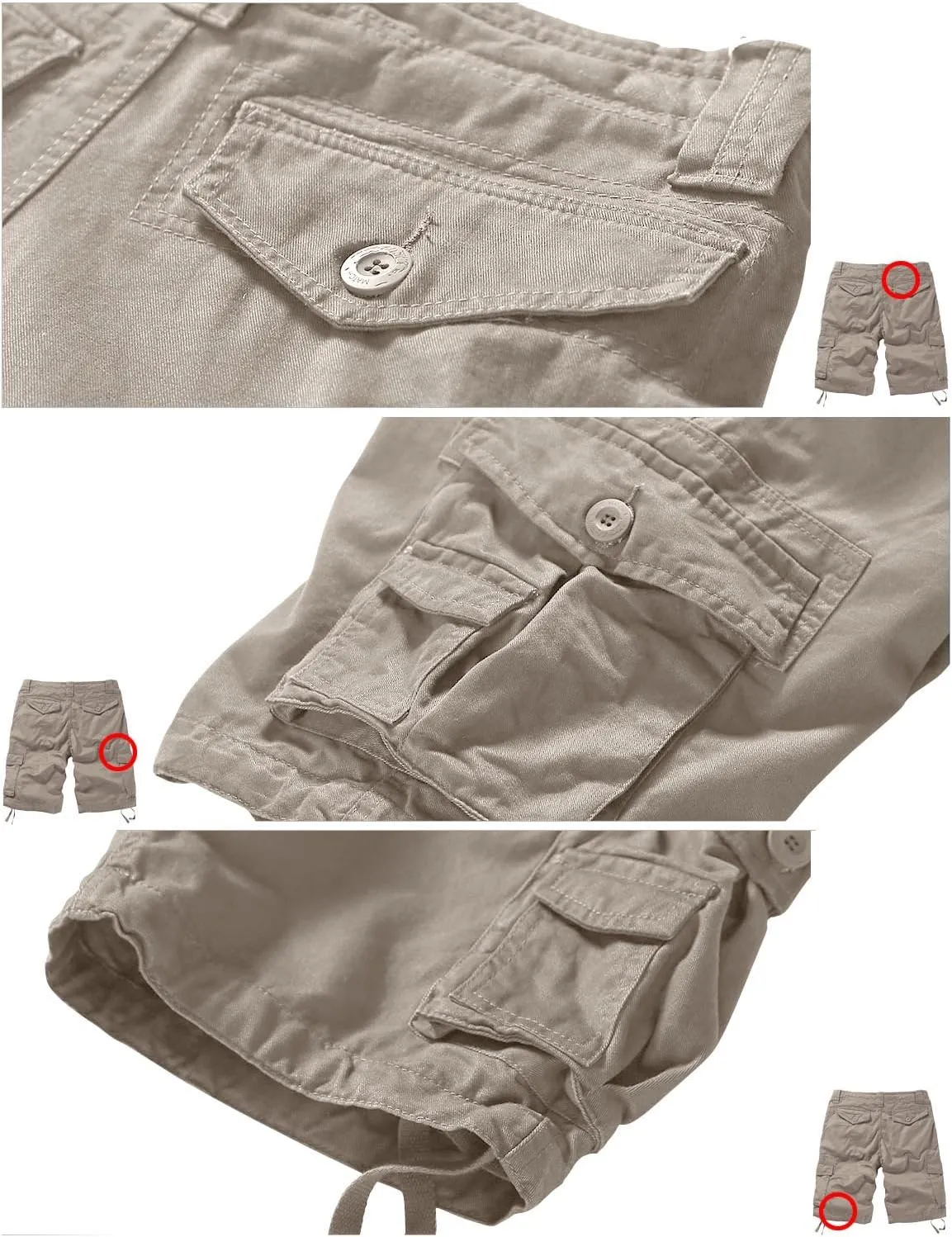 Match Men's Wild Cargo Shorts