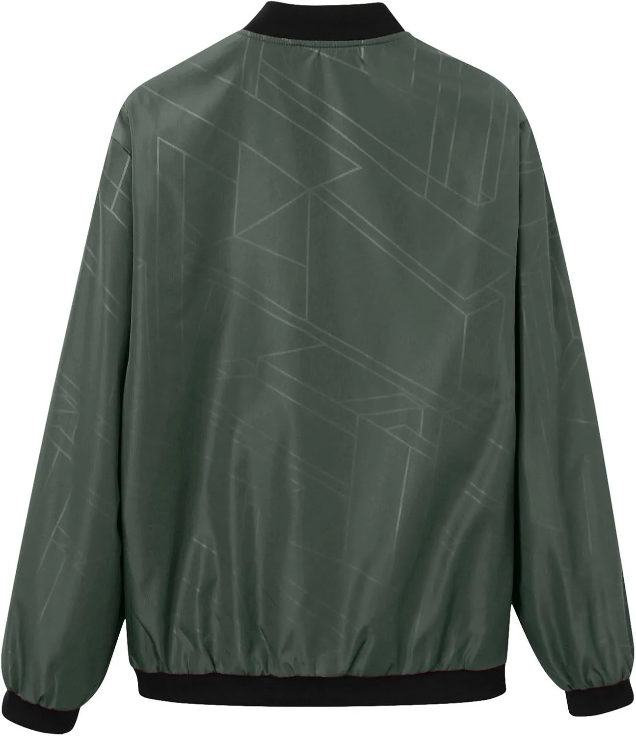 Men s Bomber Jacket Lightweight Casual Stylish Spring Fall Windbreaker Zip Up Outwear Coat with Zipper Pockets