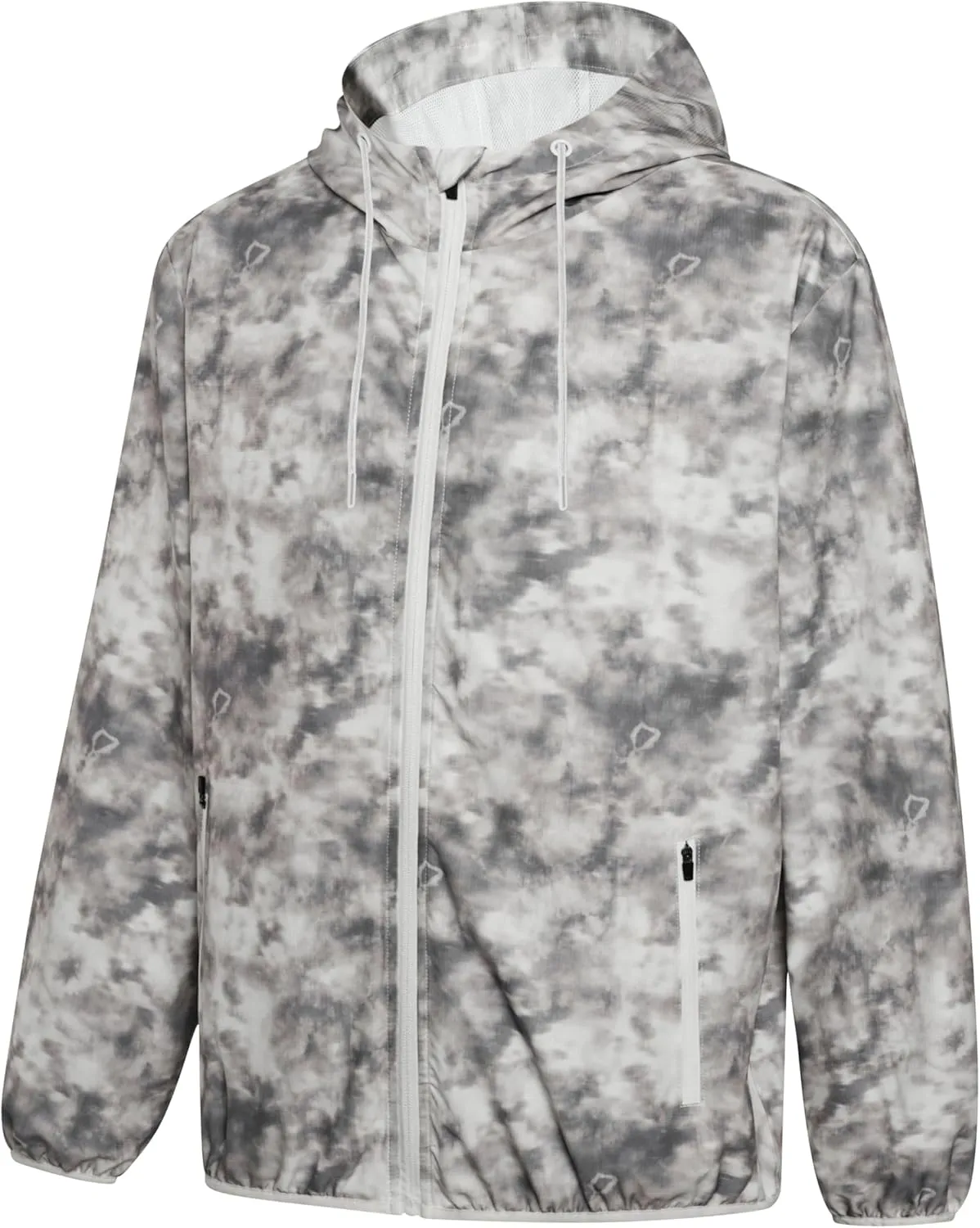 Men's 3D Printed Hooded Jacket Lining Waterproof Softshell Windproof Jacket Ultralight Hiking Rainproof Cycling Jacket