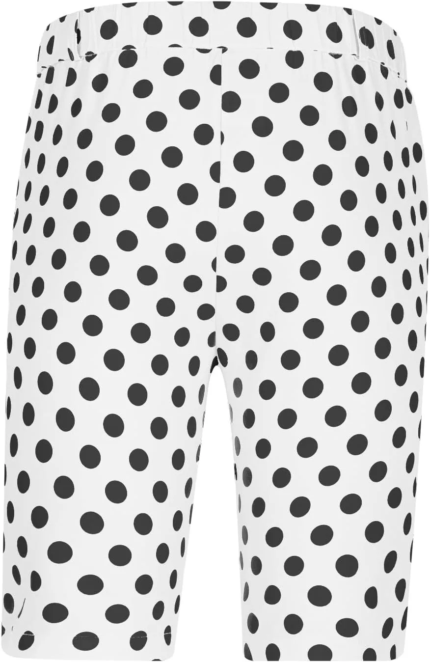 Men's Athletic Gym Shorts Quick Dry Dot Printed Casual Basketball Shorts with Pockets for Running Workout Activewear