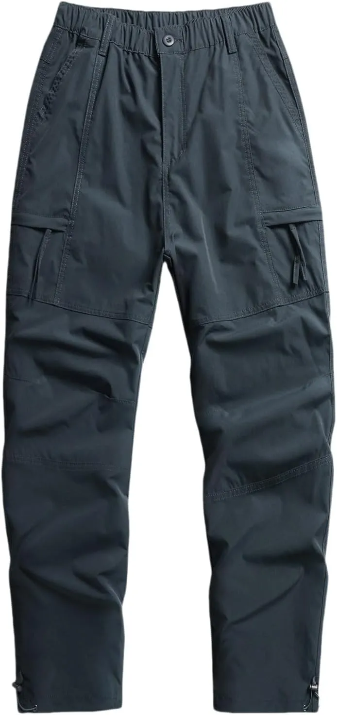 Men's BDU Casual Military Pants Cotton Pocket Multi Color Large Sanitary Pants Elastic Waist Drawstring Joggers