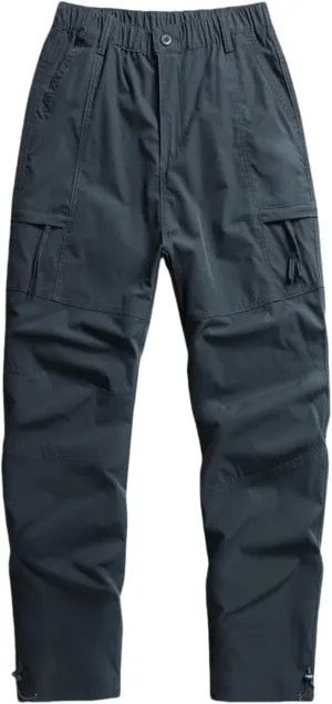 Men's BDU Casual Military Pants Cotton Pocket Multi Color Large Sanitary Pants Elastic Waist Drawstring Joggers