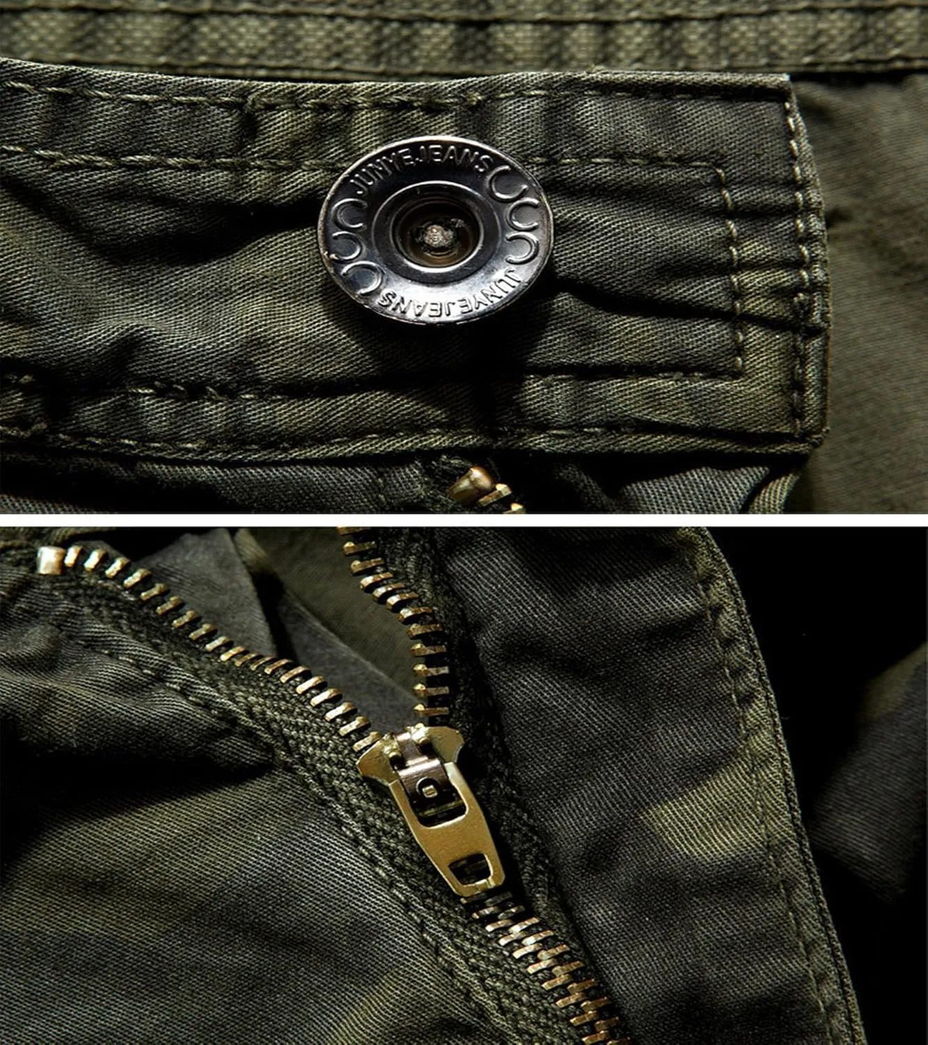 Men's Camo Cargo Shorts Cotton