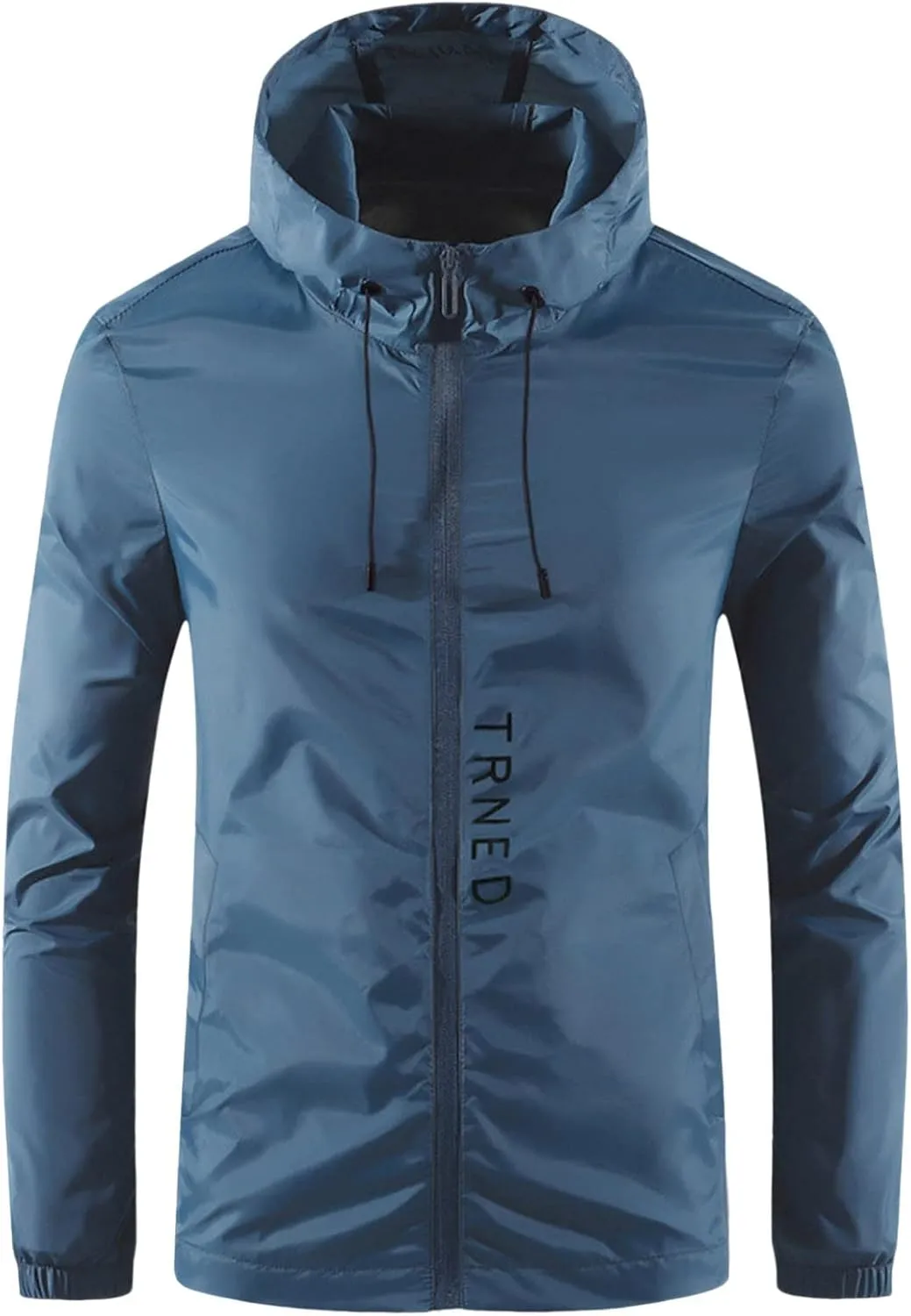 Mens Jacket, Mens Windproof Jacket Waterproof Lightweight Mountain Sports Jacket for Men Hooded Windbreaker Raincoat