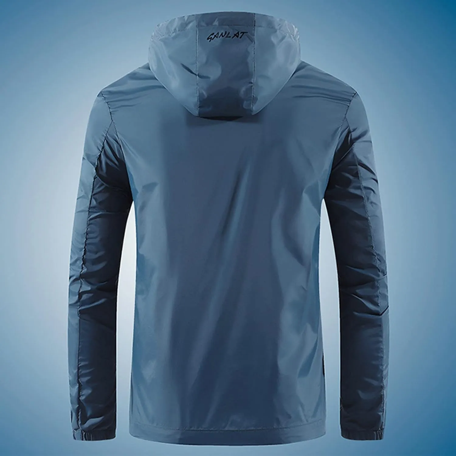 Mens Jacket, Mens Windproof Jacket Waterproof Lightweight Mountain Sports Jacket for Men Hooded Windbreaker Raincoat
