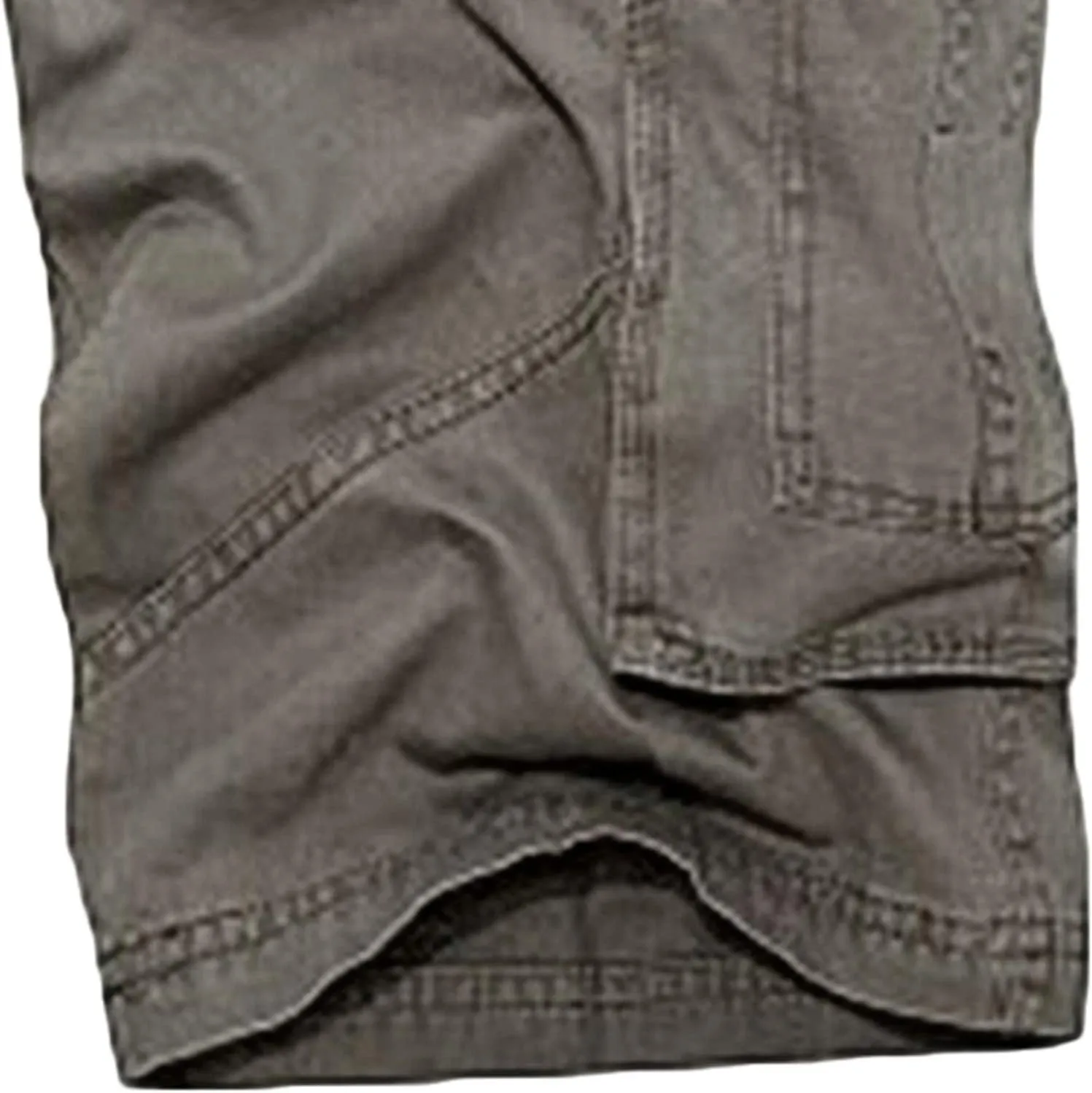 Men's Lightweight Casual Cargo Shorts Twill Zipper Pockets Outdoor Short Pants Cotton Military Army Short No Belt