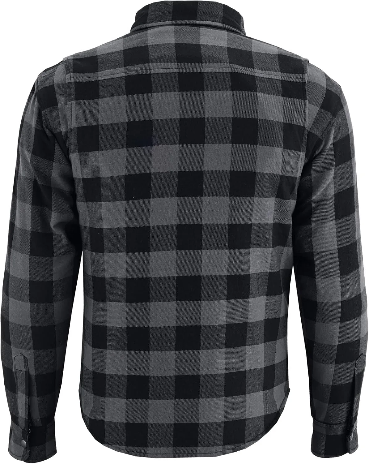 Men's Motorcycle Riding Flannel Shirt, Concealed Carry Jacket,CE Approved with Level 1 Protection Kevlar on Protected Areas