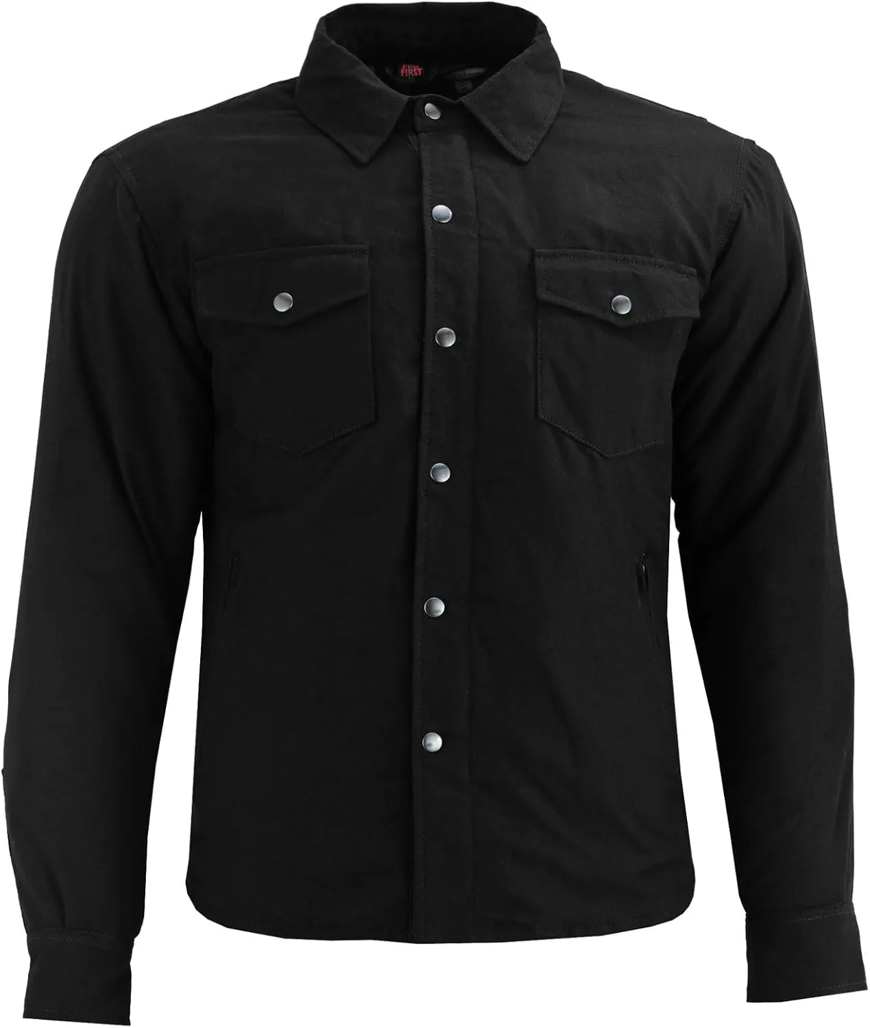 Men's Motorcycle Riding Flannel Shirt, Concealed Carry Jacket,CE Approved with Level 1 Protection Kevlar on Protected Areas