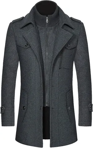 Mens Rain Jacket British Long Trench Coat Men Raincoat Fog Trench Coat Men Wool Overcoat Fog Trench Coat Men Big And