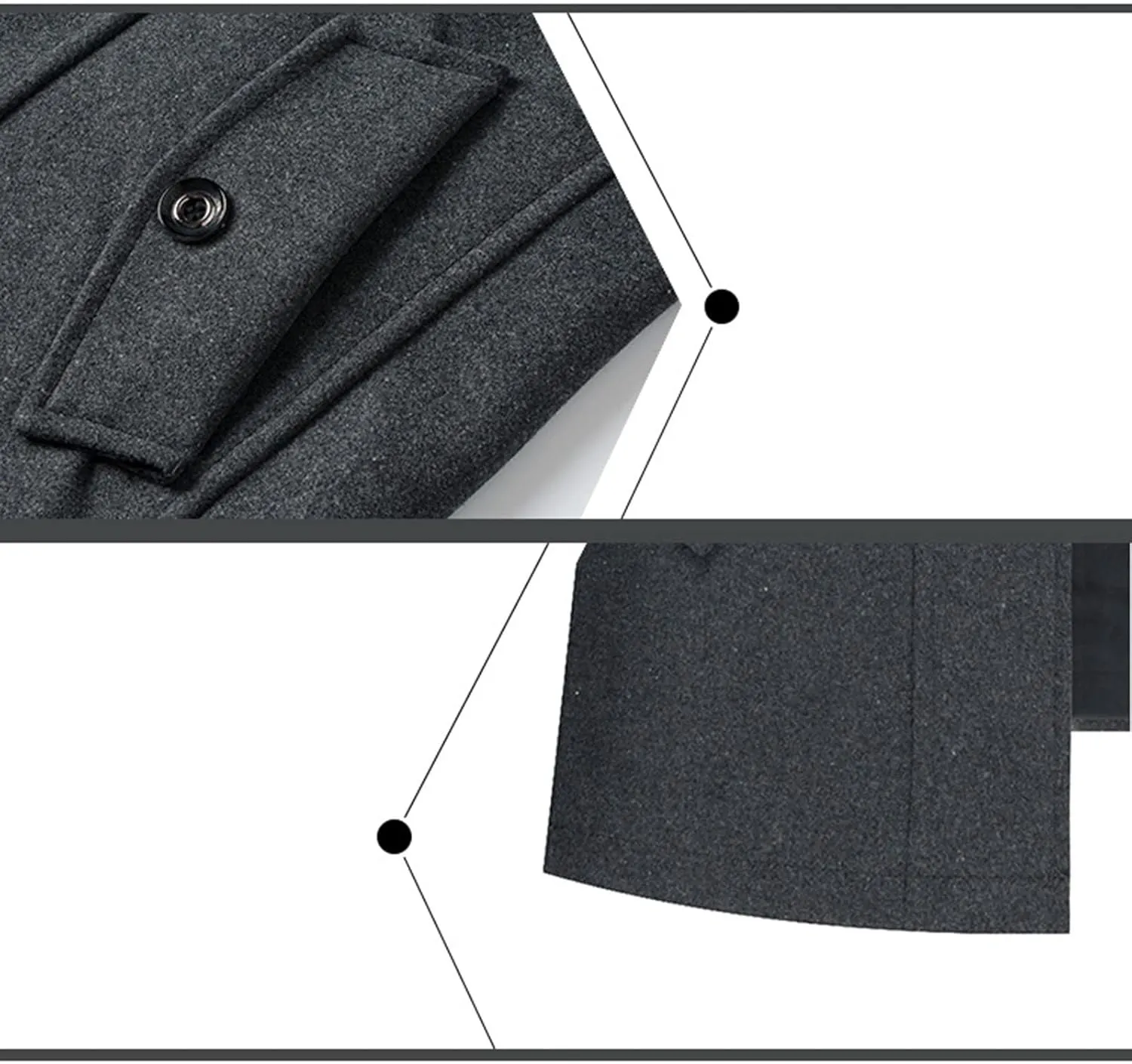 Mens Rain Jacket British Long Trench Coat Men Raincoat Fog Trench Coat Men Wool Overcoat Fog Trench Coat Men Big And
