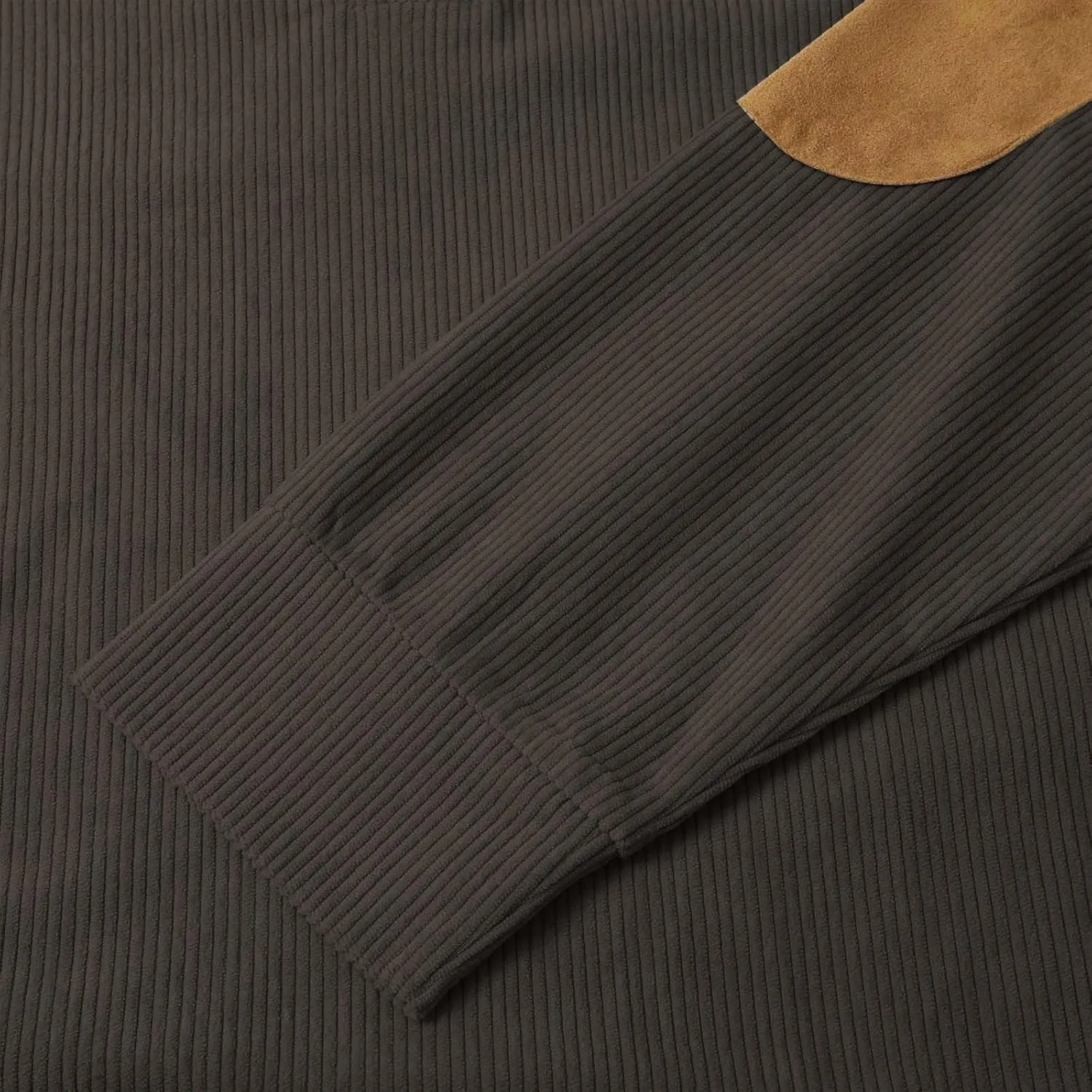 Men's Solid Rib Knit Sweater Quarter Zip Pullover Stand Collar V Neck Long Sleeve Top Lightweight Loose Sportwear