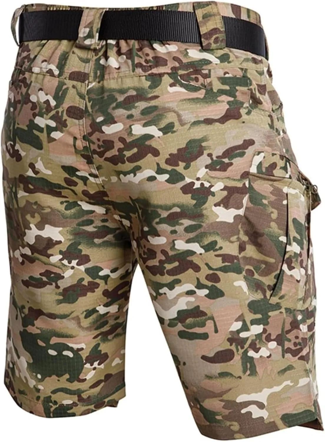 Men's Stretch Tactical Shorts Water Resistant Ripstop Cargo Shorts Outdoor Lightweight Work Hiking Pants